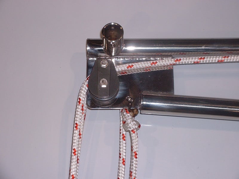 removable davits for sailboat