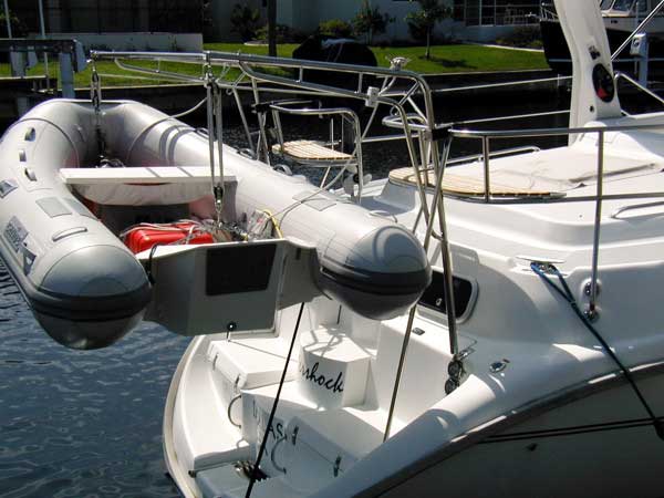 segelyacht davits